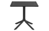 Čtvercový zahradní stůl Panta 80x80 cm, antracitový