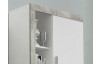 Obývací stěna Oli, bílá/beton