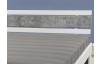 Postel Rhone 140x200 cm, bílá/šedý beton