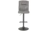 Barová židle Elke, šedá vintage látka