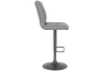 Barová židle Elke, šedá vintage látka
