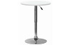 Kulatý barový stůl Laurent 60 cm, bílý