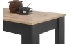 Barový stůl Modesto, dub artisan/černý