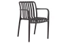 Zahradní židle s područkami Pixa, antracitová