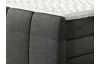 Postel boxspring Fresco 180x200 cm, antracitová látka