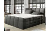 Postel boxspring Fresco 180x200 cm, antracitová látka