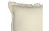 Dekorační polštář 42x42 cm, bílý s okrasným lemem