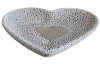 Dekorativní miska tvar srdce 24,5 cm, cement