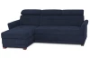 Rohová sedací souprava Harris, námořnická modrá látka, levý roh