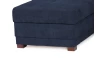 Rohová sedací souprava Harris, námořnická modrá látka, levý roh