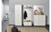 Předsíňová lavice s úložným prostorem Lime 70 cm, béžová kašmír/dub evoke