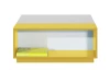 Konferenční stolek Mobi, bílý/žlutý