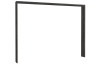 Paspartový rám k šatní skříni Fossano, tmavě šedý beton
