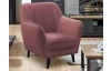 Křeslo Lahti, starorůžová látka