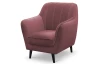 Křeslo Lahti, starorůžová látka