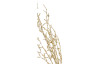 Umělá květina Vánoční větvička se třpytkami 69 cm, zlatá