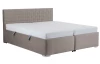 Postel Morty 180x200 cm, béžová látka, bez matrací