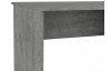 Psací stůl se zásuvkou Carlos, šedý beton/bílá