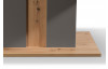 Rozkládací jídelní stůl Lucera 160x90 cm, dub artisan/šedá