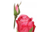 Umělá květina Růže 46 cm, růžová