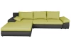 Rohová sedací souprava Bono, žlutá/antracitová tkanina