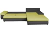 Rohová sedací souprava Bono, žlutá/antracitová tkanina