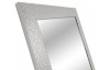 Nástěnné zrcadlo Glamour 40x40 cm, stříbrná struktura