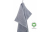 Osuška Ocean, BIO bavlna, stříbrná, vlnkovaný vzor, 75x150 cm