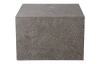 Sada čtvercových stolků Maddox, imitace šedého kamene, 2 ks