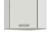 Horní rohová kuchyňská skříňka Latte 60/60 NAR, bílý lesk, šířka 60 cm
