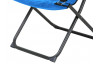 Skládací zahradní židle Bibione, modrá