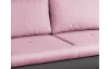 Rohová sedací souprava Bono, růžová/antracitová tkanina