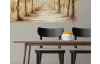 Ručně malovaný obraz Stromová alej 120x40 cm, 3D struktura