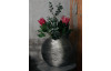 Váza Modern 36 cm, stříbrná