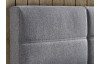 Postel boxspring Ardi 180x200 cm, šedá tkanina