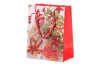 Vánoční dárková taška (4 druhy) velikost L, červená