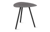 Stolek Mira, průměr 50 cm, antracitový
