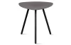 Stolek Mira, průměr 50 cm, antracitový