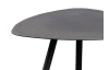 Stolek Mira, průměr 50 cm, antracitový