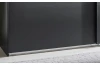 Šatní skříň Easy Plus, šířka 180 cm/výška 208 cm, grafit/sklo