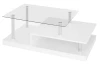 Konferenční stolek Memphis, lesklý bílý