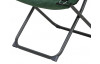 Skládací zahradní židle Bibione, tmavě zelená