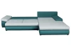 Rohová sedací souprava Bono, světle modrá/petrolejová tkanina