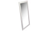 Nástěnné zrcadlo Glamour 40x80 cm, bílá struktura