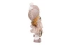 Vánoční dekorace (2 druhy) Andělka v krémových šatech, 11 cm