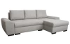 Rohová sedací souprava Salsa, světle šedá tkanina