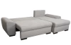 Rohová sedací souprava Salsa, světle šedá tkanina