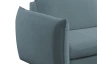 Rohová sedačka Glow, světle modrá látka, pravý roh