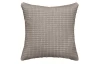 Dekorační polštář Alina 45x45 cm, šedý, plastický vzor