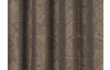 Závěs Loreley 137x245 cm, hnědý, motiv listy